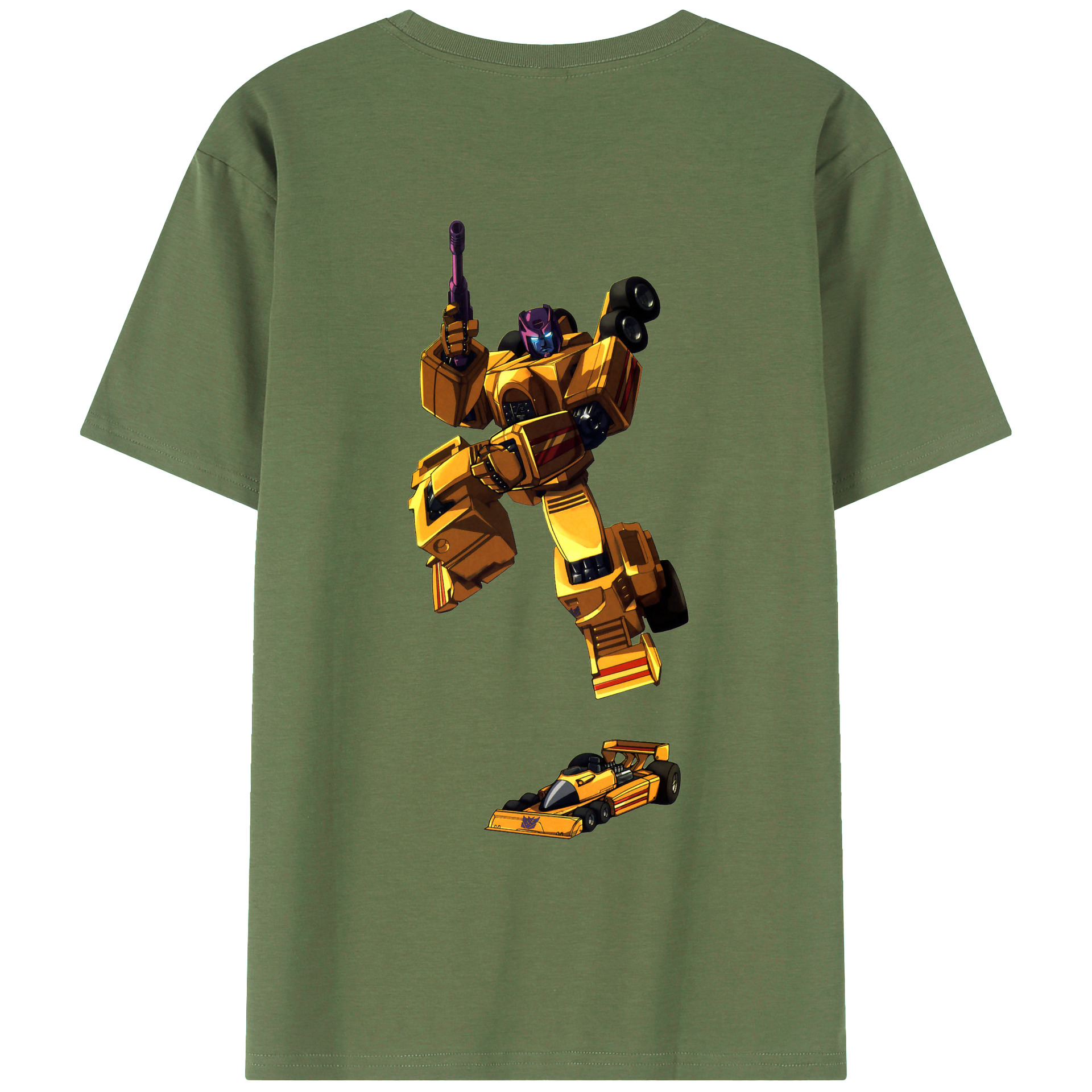 （画像用）  綿100％ メンズ半袖Tシャツ（バックプリント） 通気性